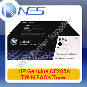 HP Genuine #85A CE285AD BLACK TWIN Pack Toner Cartridge for P1102w/M1212nf/M1132